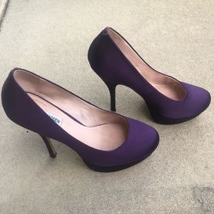 Steve Madden Purple Partyy Heel size 10